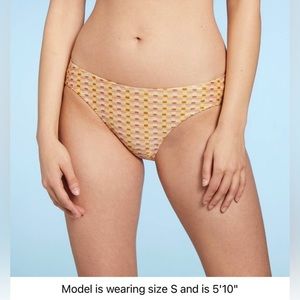 Women's Lurex Shine Ribbed Textured M
Coverage Hipster Bikini Bottom Kona Sol XL